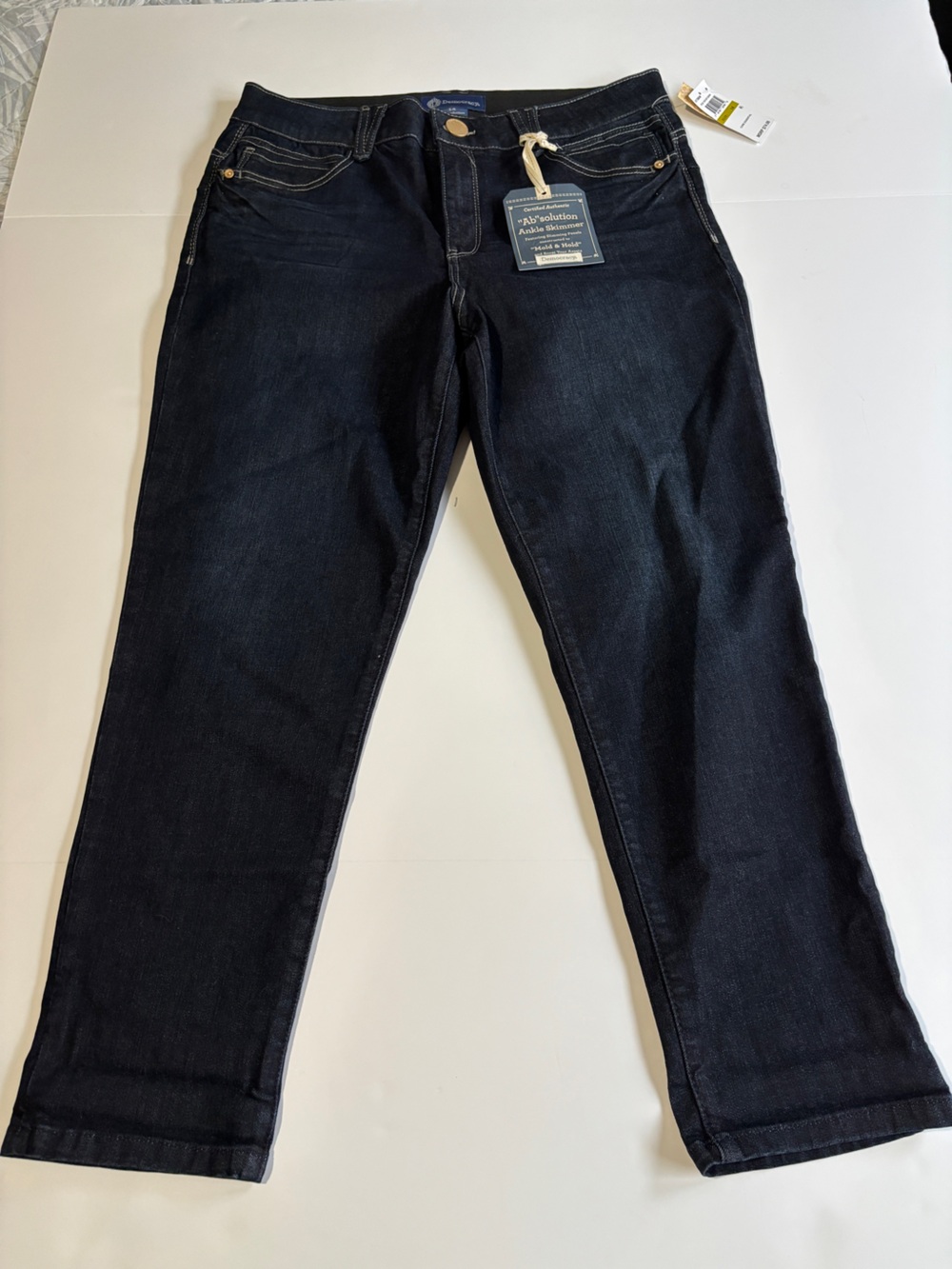 Democracy Absolution Ankle Skimmer Jeans Curve Equality Dark Wash NWT - Size 14